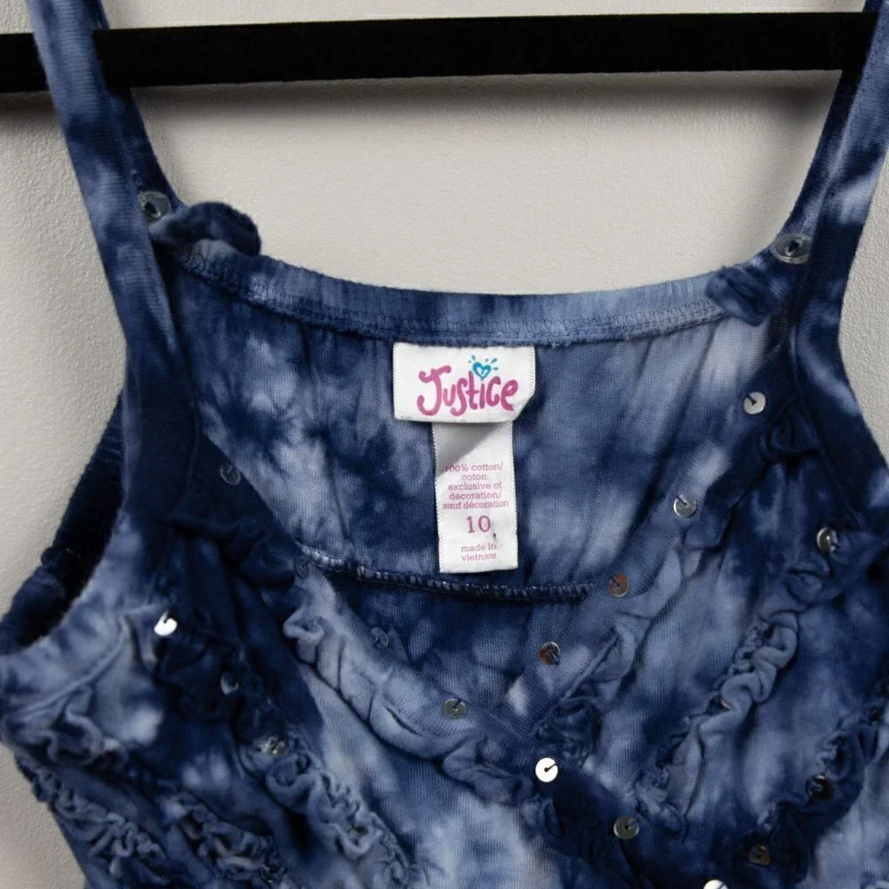 Justice tie dye maxi dress-10